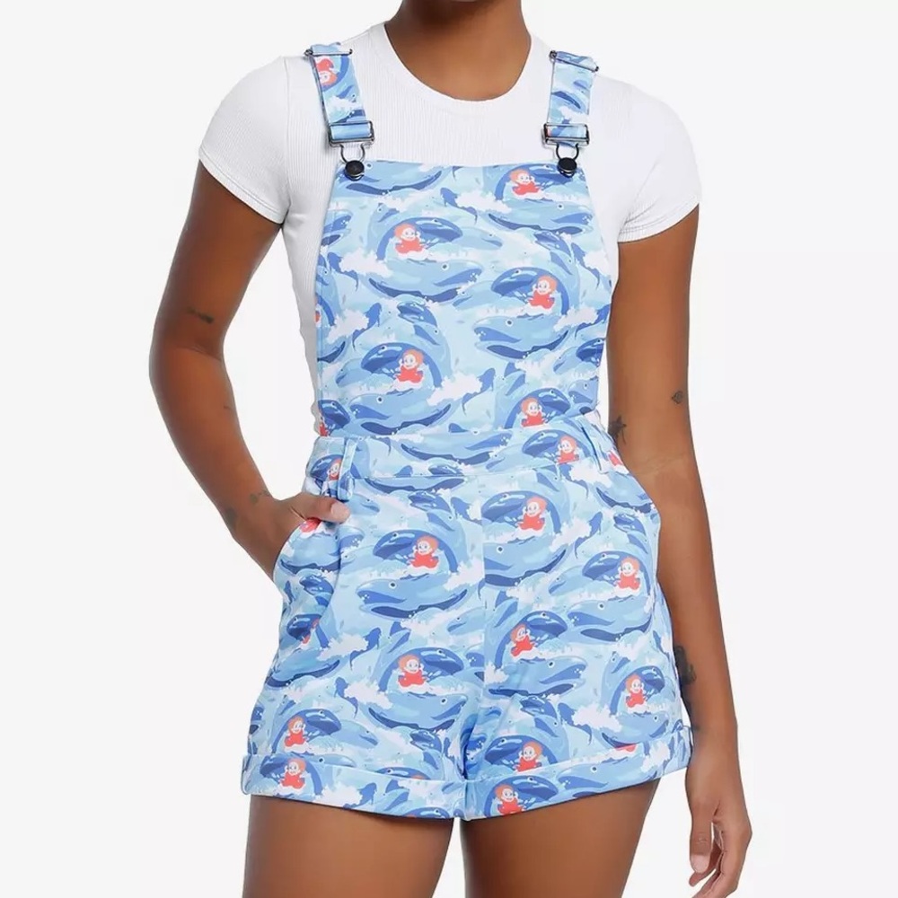 Studio Ghibli Ponyo Wave Scuba Shortalls Hot Topic‎